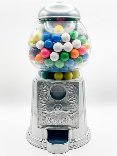 Silver Gumball Machine