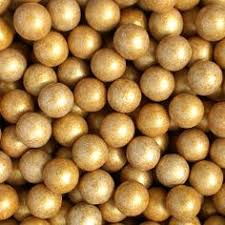 Gold Gumballs .5 Inch Mini Size