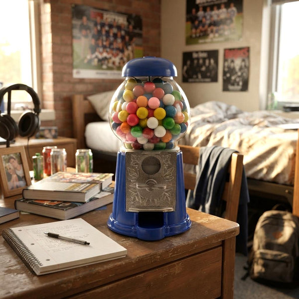 Navy Blue Gumball Machine