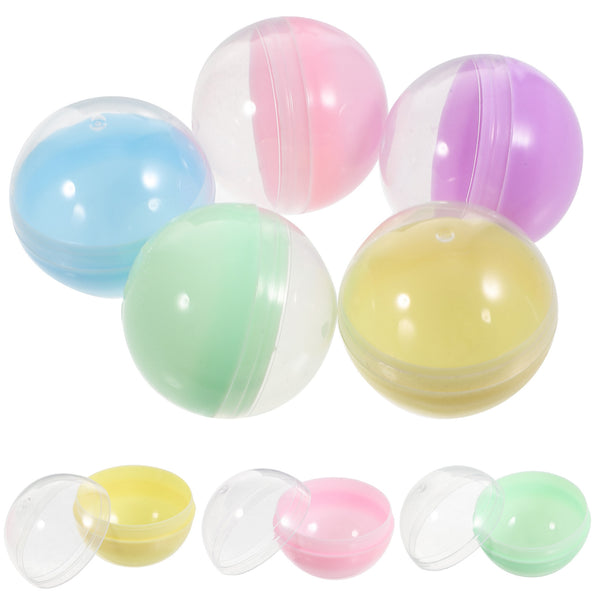 Colorful 25mm Empty Capsules for Gumball Machines 1 Inch - Mini Toy Vending Capsules,  50-Pack