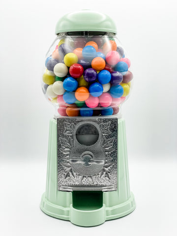 Le'raze Elegant Candy Dispenser, Gumball Machine with Silver Top. Hold -  Le'raze by G&L Decor Inc
