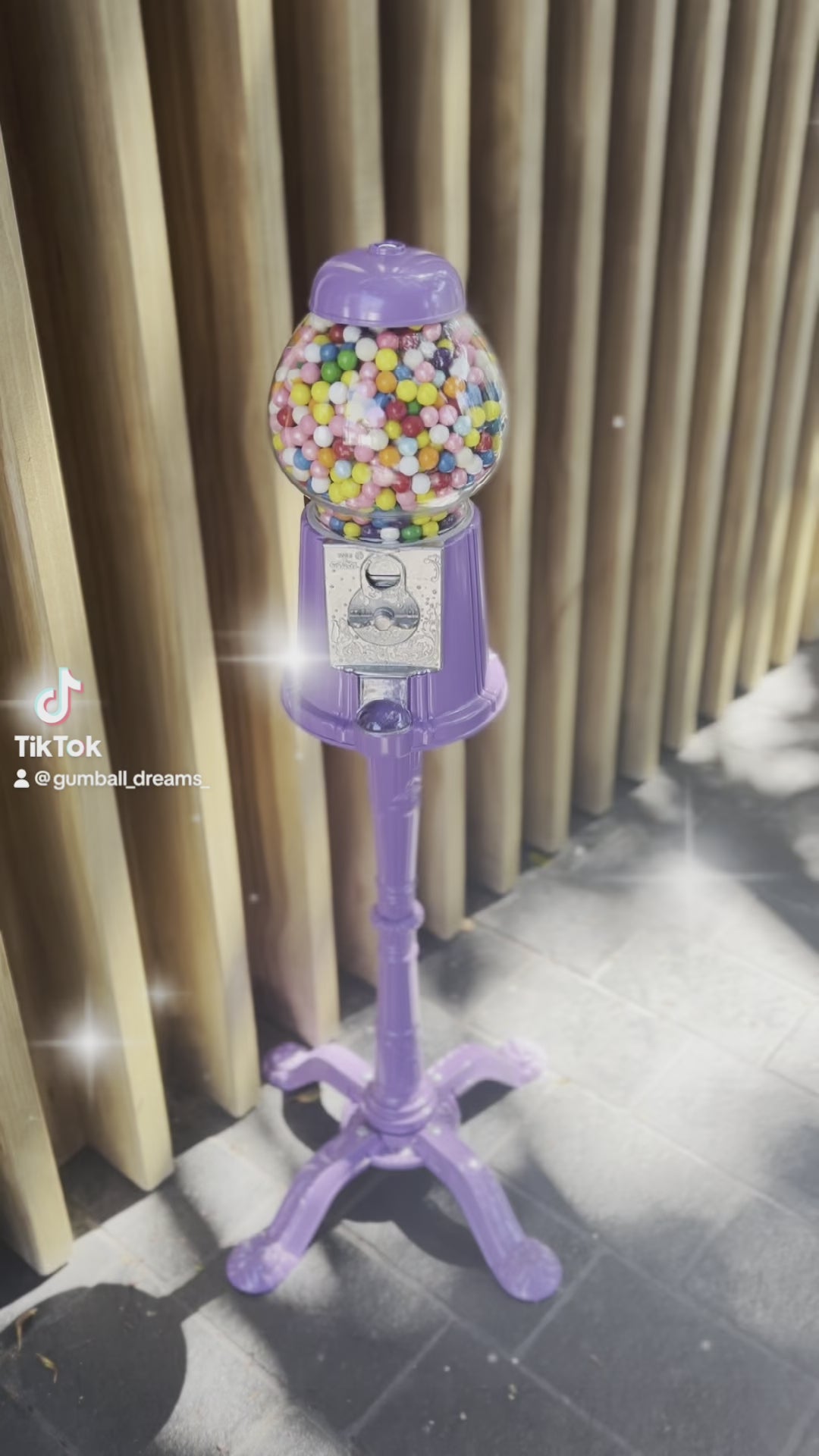 Light Purple Lilac Gumball Machine