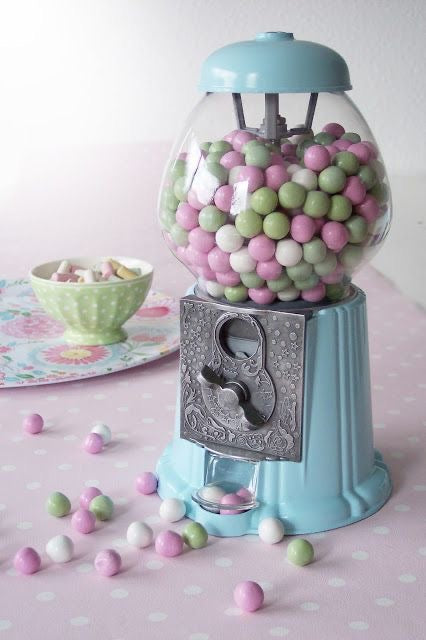 Gumball Dreams Classic Machine / Candy Dispenser - Light Blue