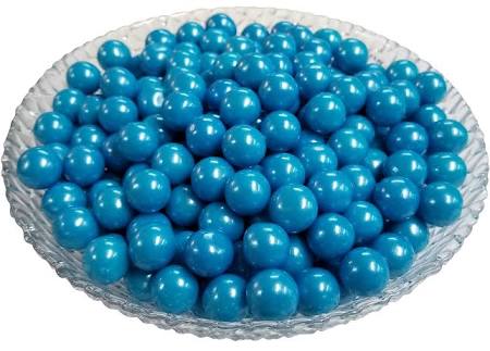 Blue Shimmer Gumballs .5 Inch Mini Size