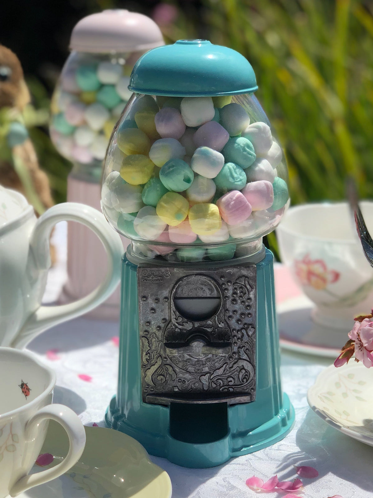 Gumball Dreams Classic Machine / Candy Dispenser - Turquoise