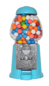 Gumball Dreams Classic Machine / Candy Dispenser - Turquoise 9 Inch